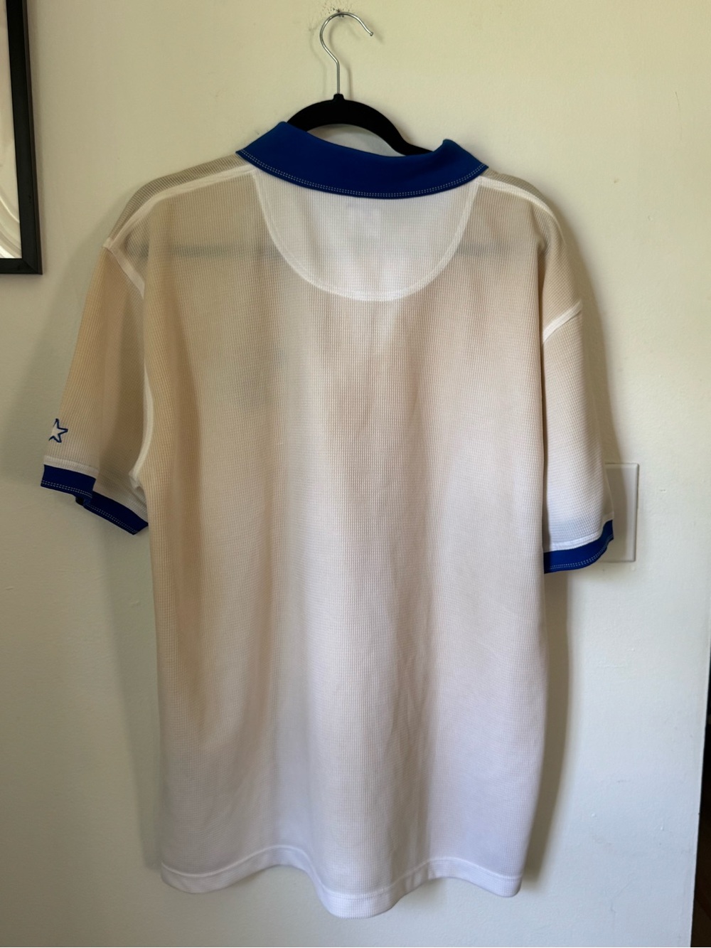 Kentucky White & Blue Polo Shirt with Embroidered Logo - Picture 2 of 4
